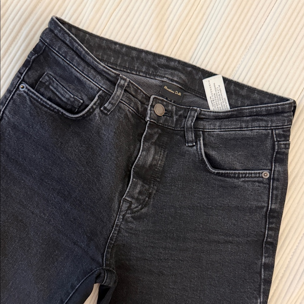 Massimo Dutti Dark Gray Skinny Jeans